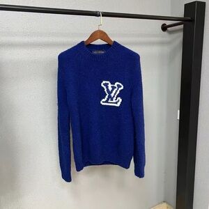 Authentic Louis Vuitton Royal Blue Crewneck Sweater